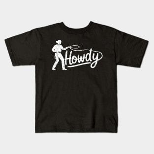 Howdy cowboy Kids T-Shirt